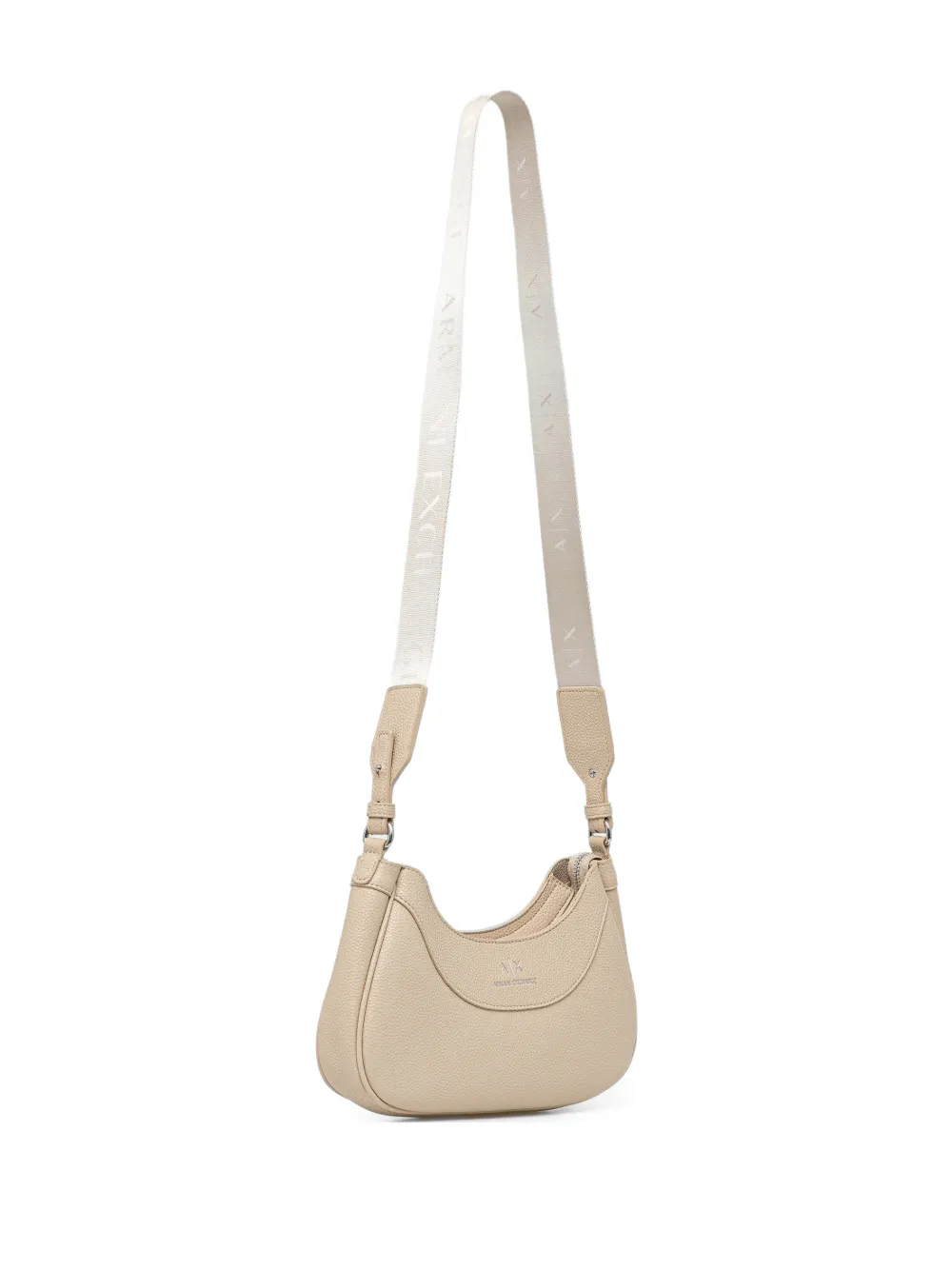 Armani Exchange logo-detail cross body bag - Beige