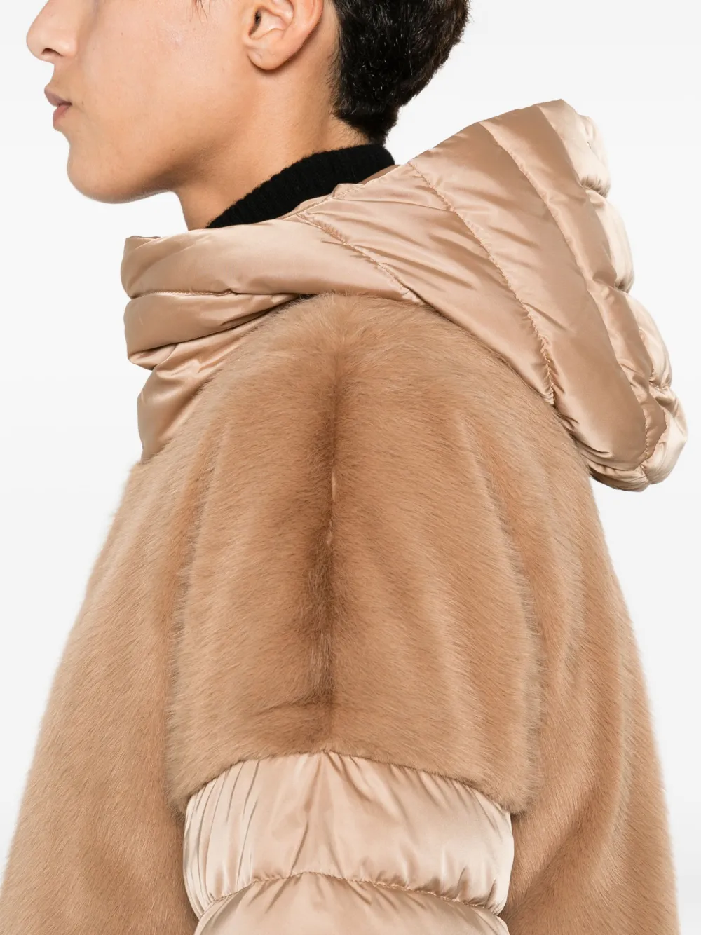 Herno Gevoerd jack met capuchon Bruin