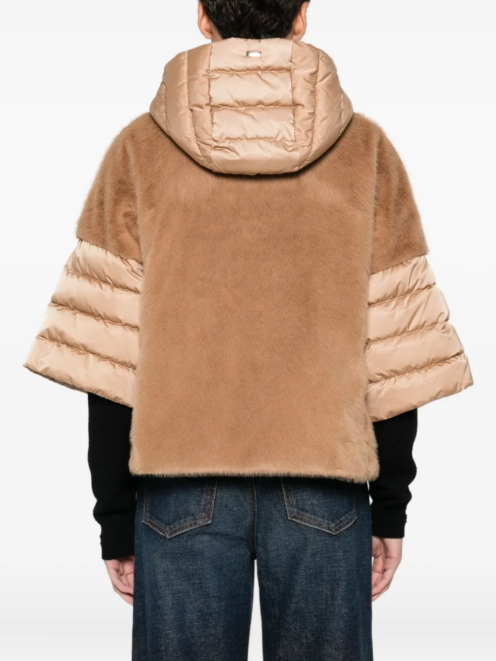 Herno Gevoerd jack met capuchon Bruin