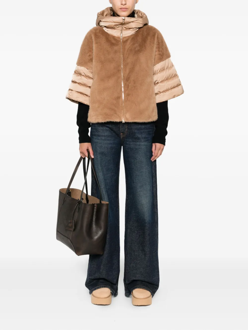 Herno hooded quilted jacket | Faux Fur & Shearling Jackets | Image 2
