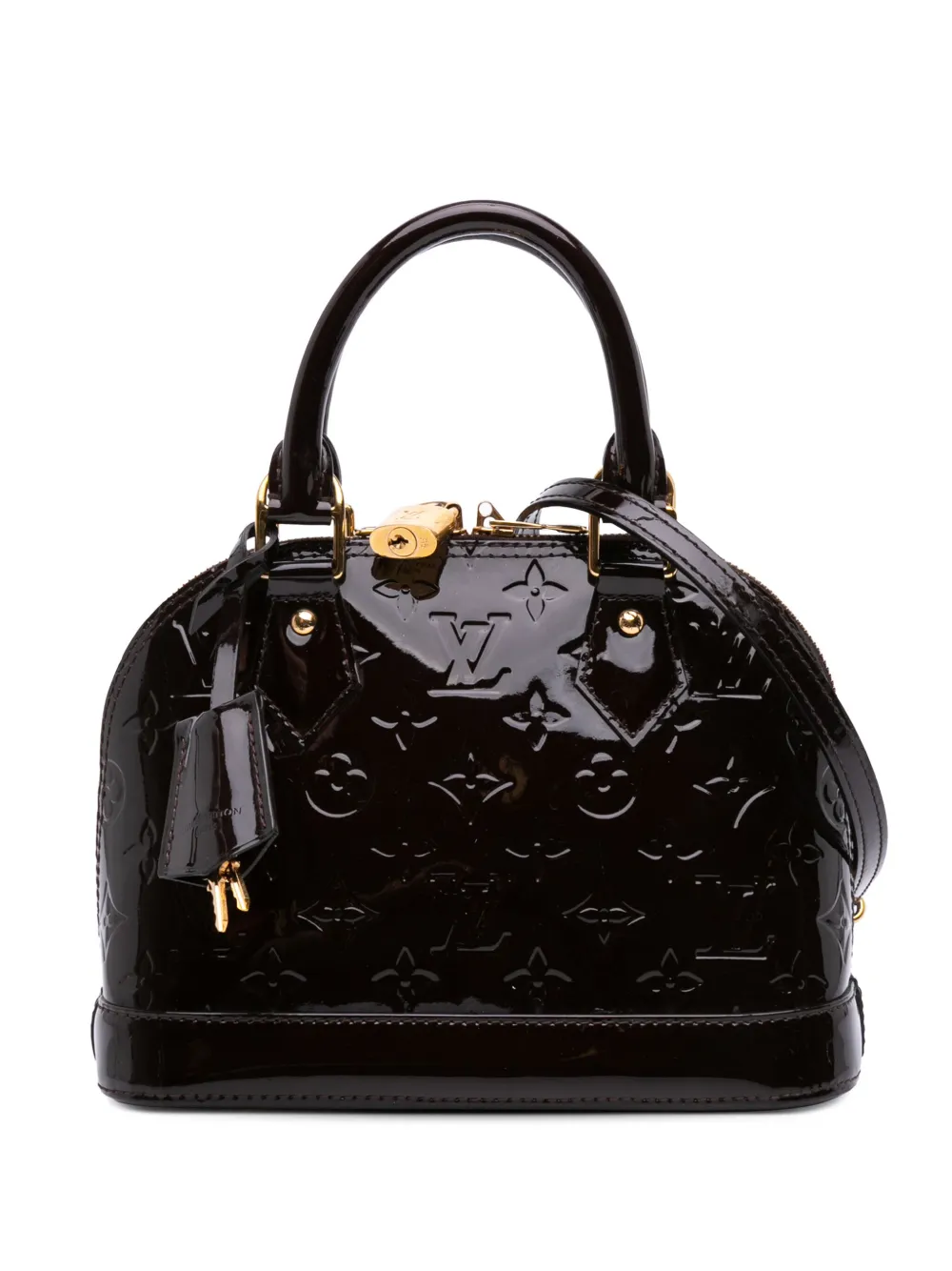 Louis Vuitton Pre-Owned 2015 Monogram Vernis Alma BB satchel | Purple | Image 1