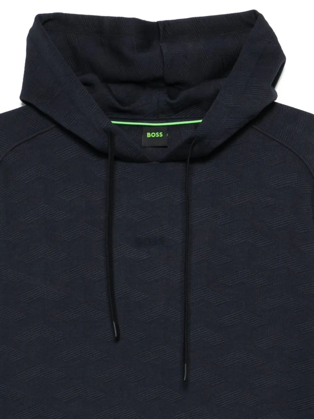BOSS Mirror hoodie Blauw