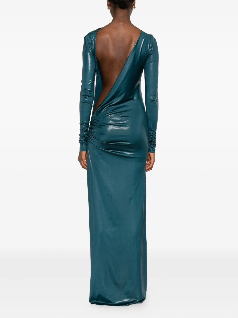 THE ANDAMANE Jurk met lange mouwen Blauw