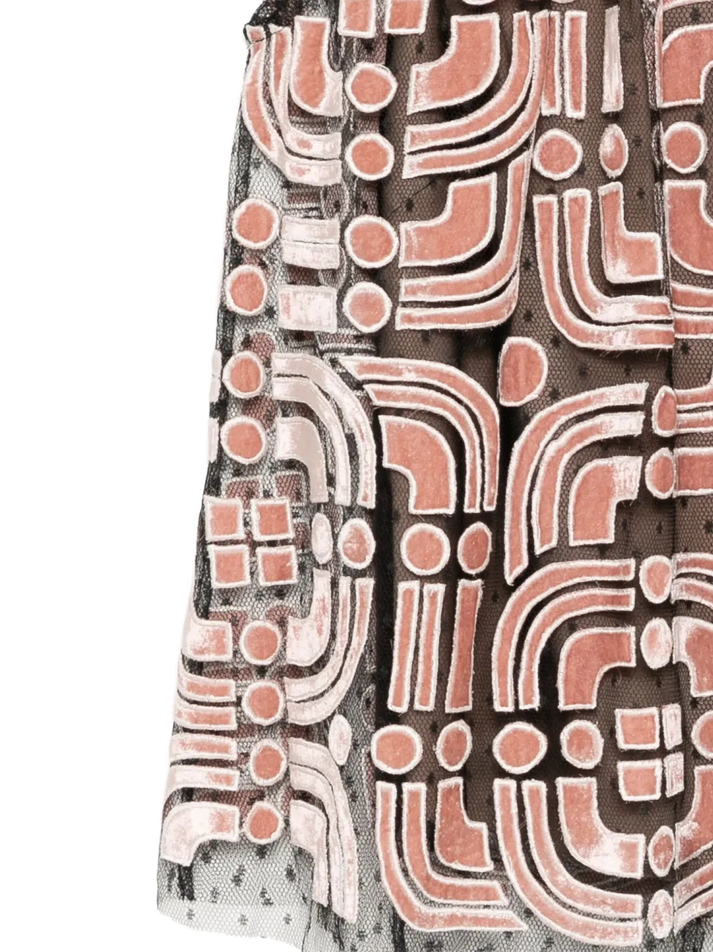 Biyan Top met geometrische print Roze