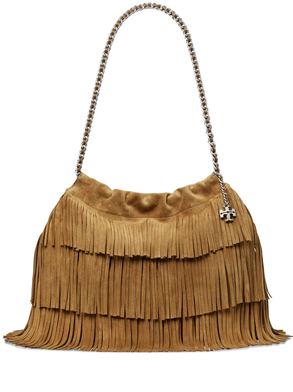 Tory Burch Fleming suede tote bag | Brown | Image 1