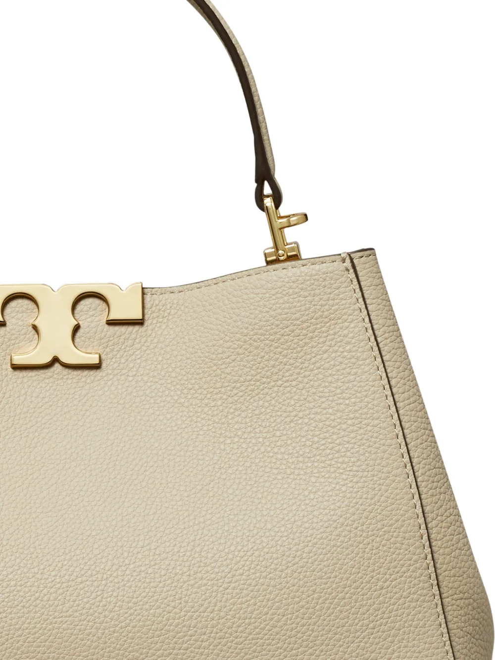 Tory Burch Double-t Logo Satchel In Neutral