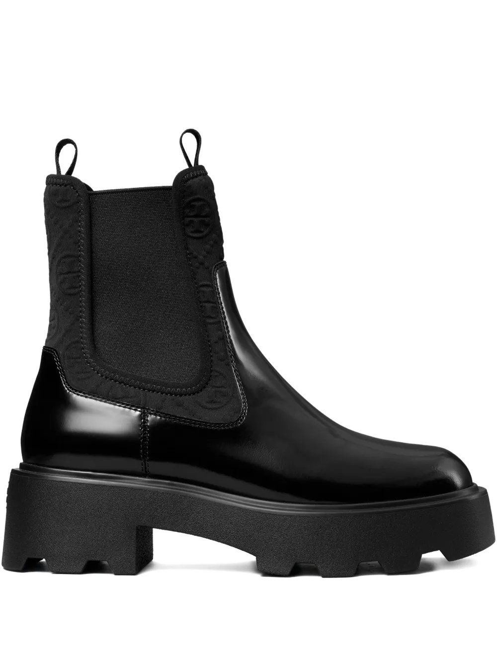 Tory Burch 65mm T-monogram chelsea boots Black