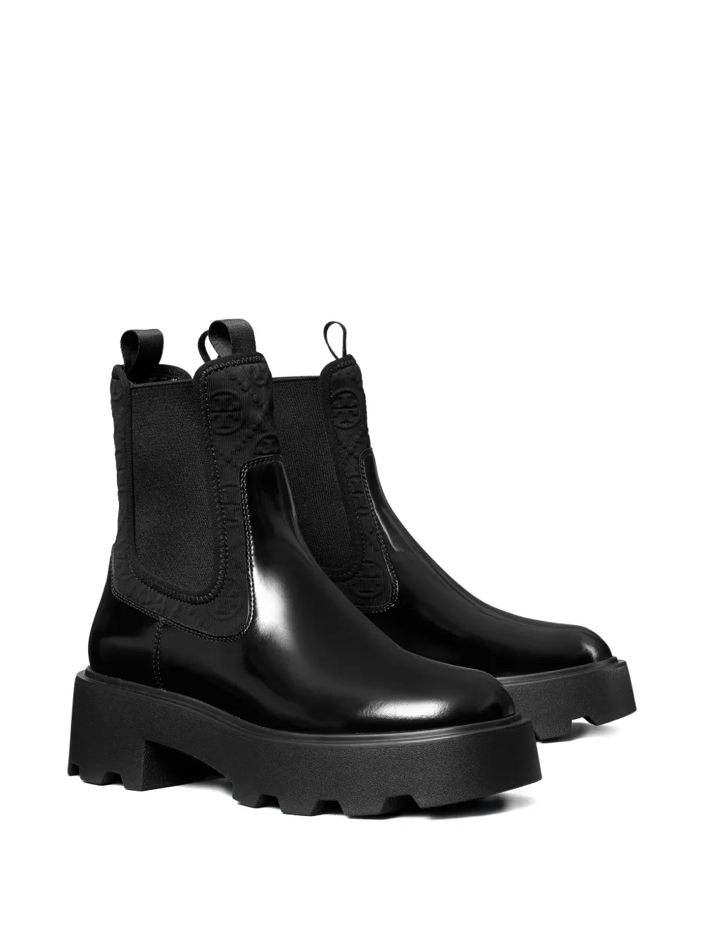 Tory Burch 65mm T-monogram chelsea boots Black