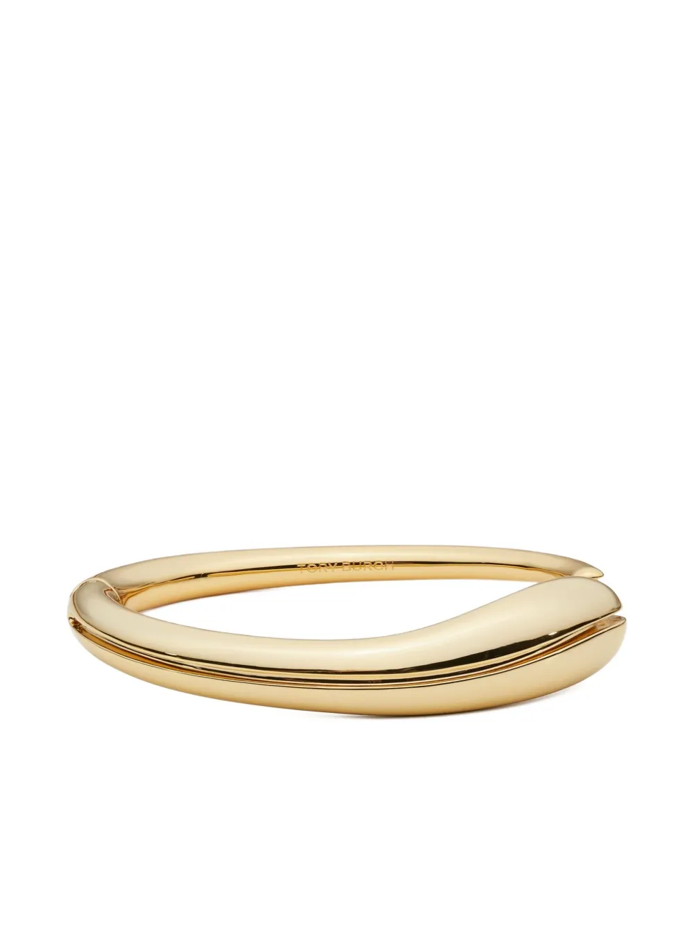 Tory Burch pierced gold cuff bracelet | Gold | Image 1