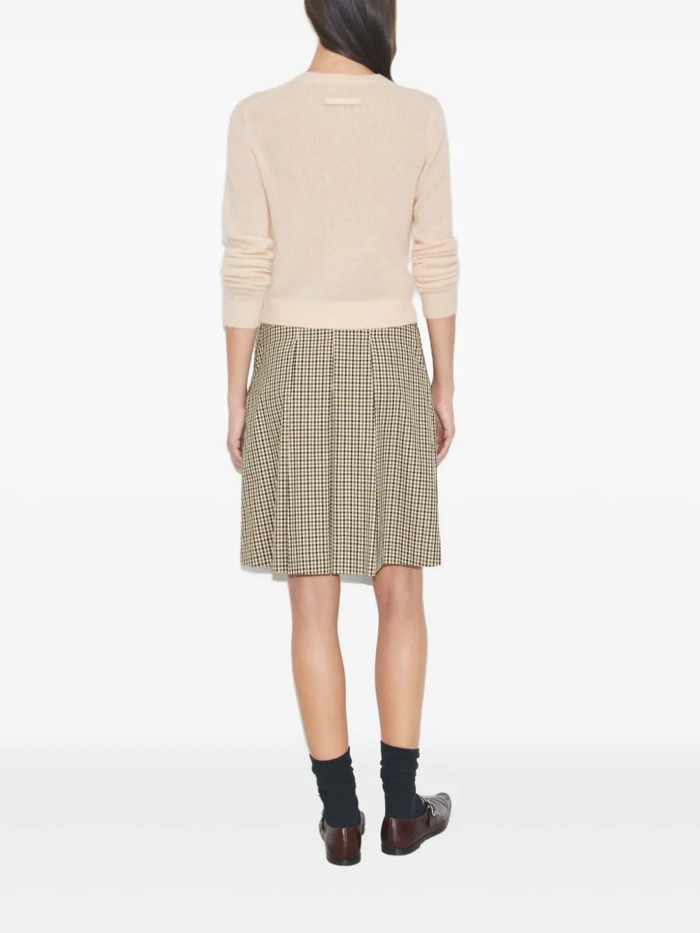 Tory Burch Button-detail Cashmere Cardigan In Neutral