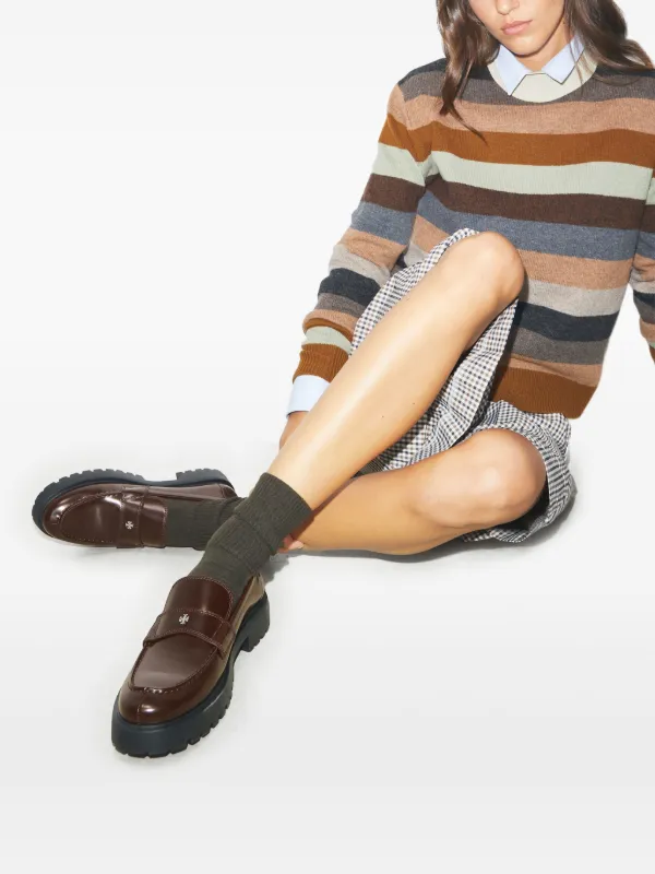Tory Burch Penny Loafers | Brown | FARFETCH