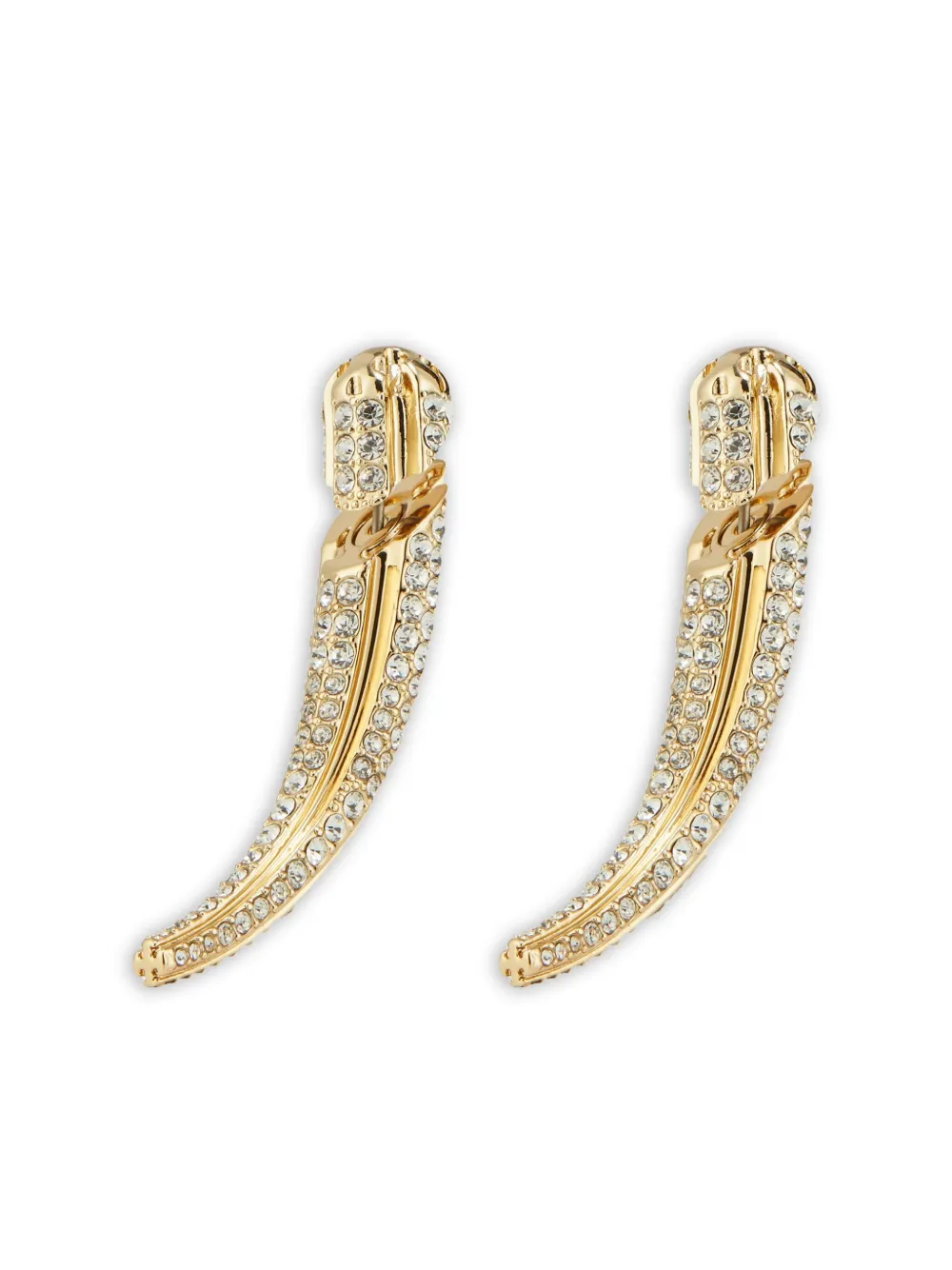 Tory Burch クリスタル ピアス - ゴールドトーン Tory Burch クリスタル ピアス - ゴールドトーン