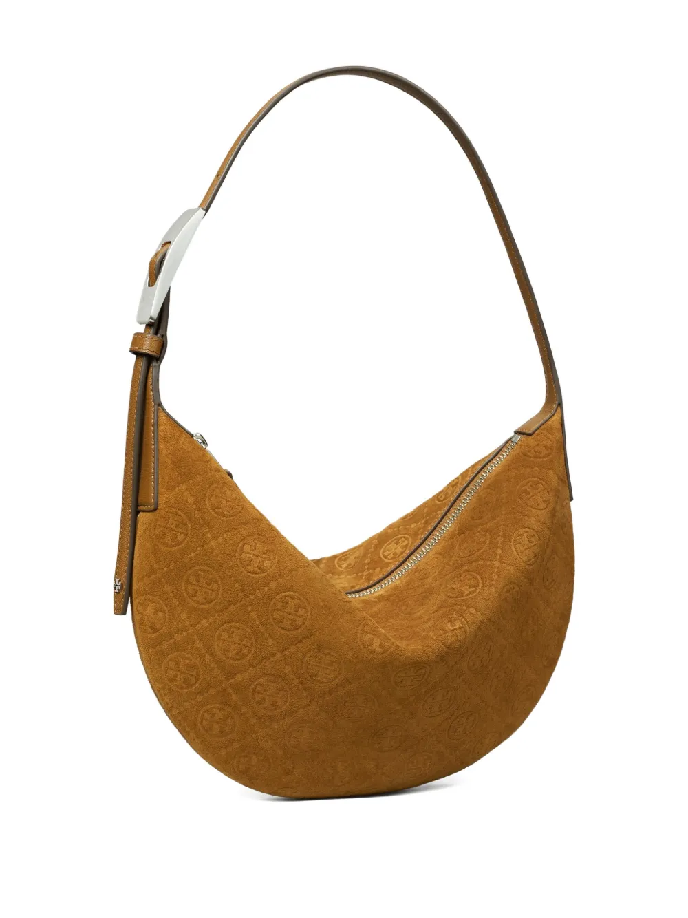 Tory Burch Small Balloon T-monogram Shoulder Bag In Brown