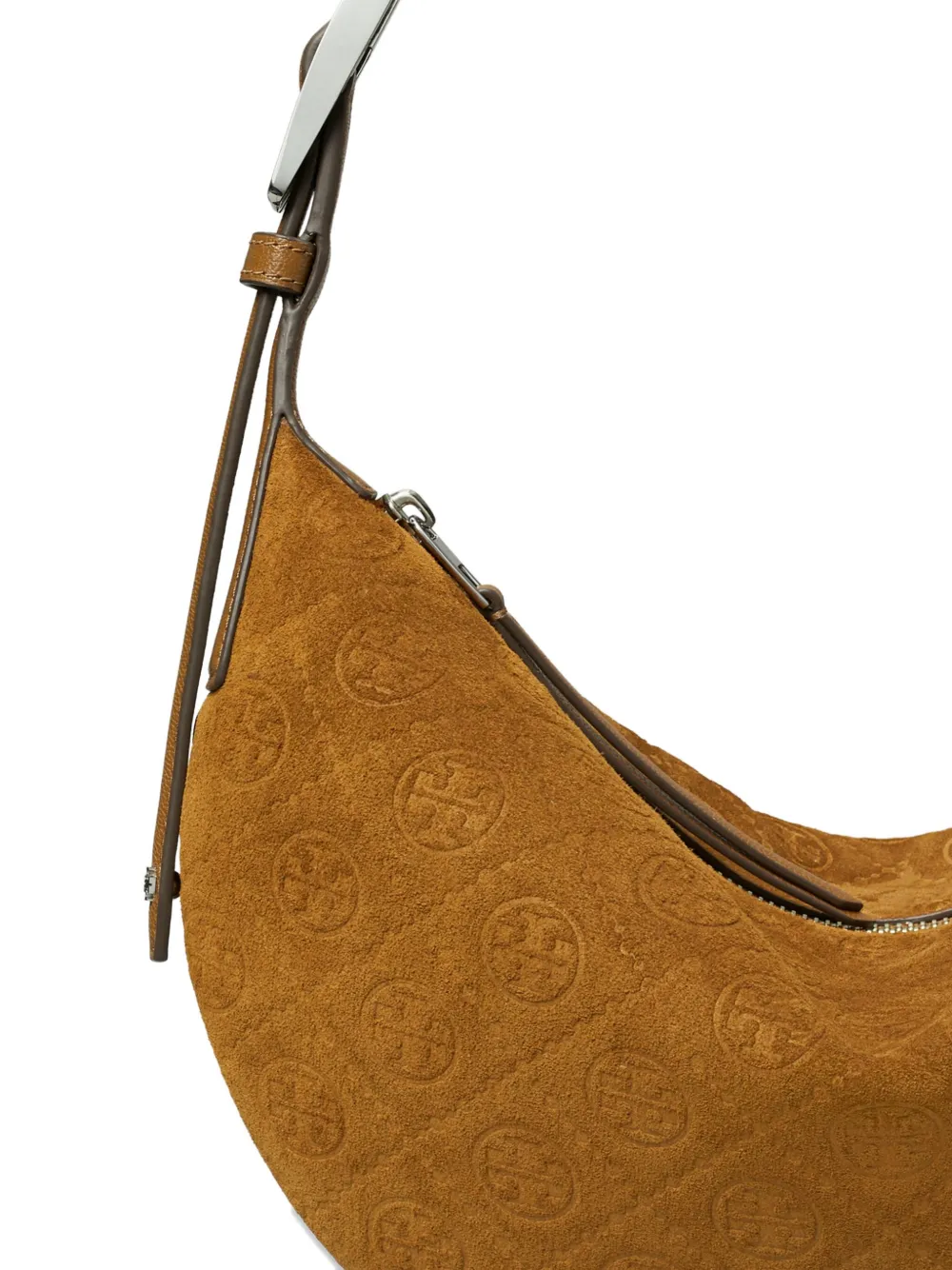 Tory Burch Small Balloon T-monogram Shoulder Bag In Brown