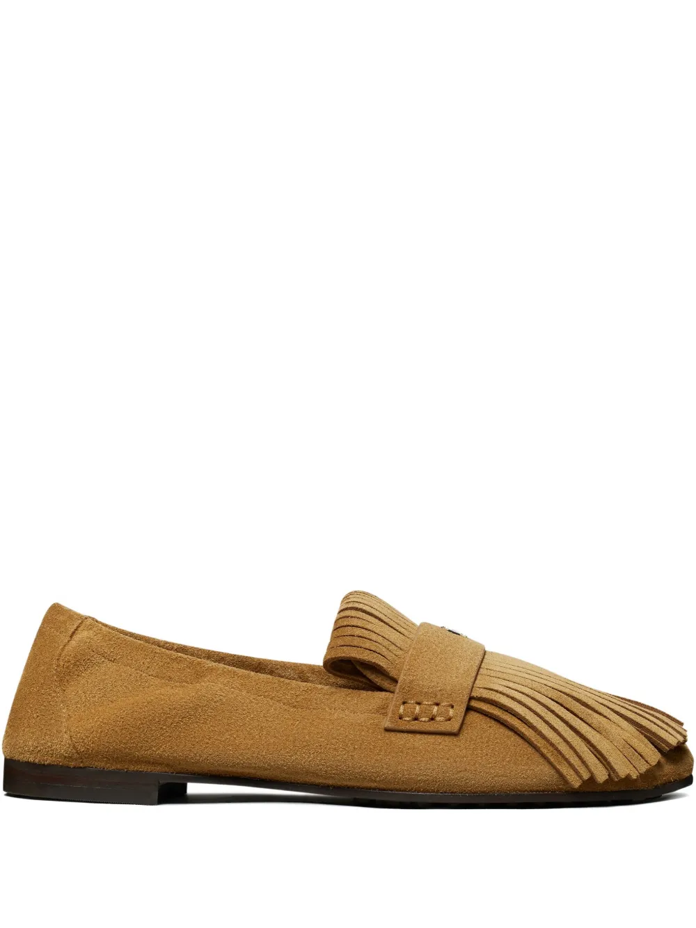 Tory Burch fringe-detail loafers Brown