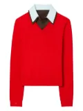 Tory Burch layered knitted top