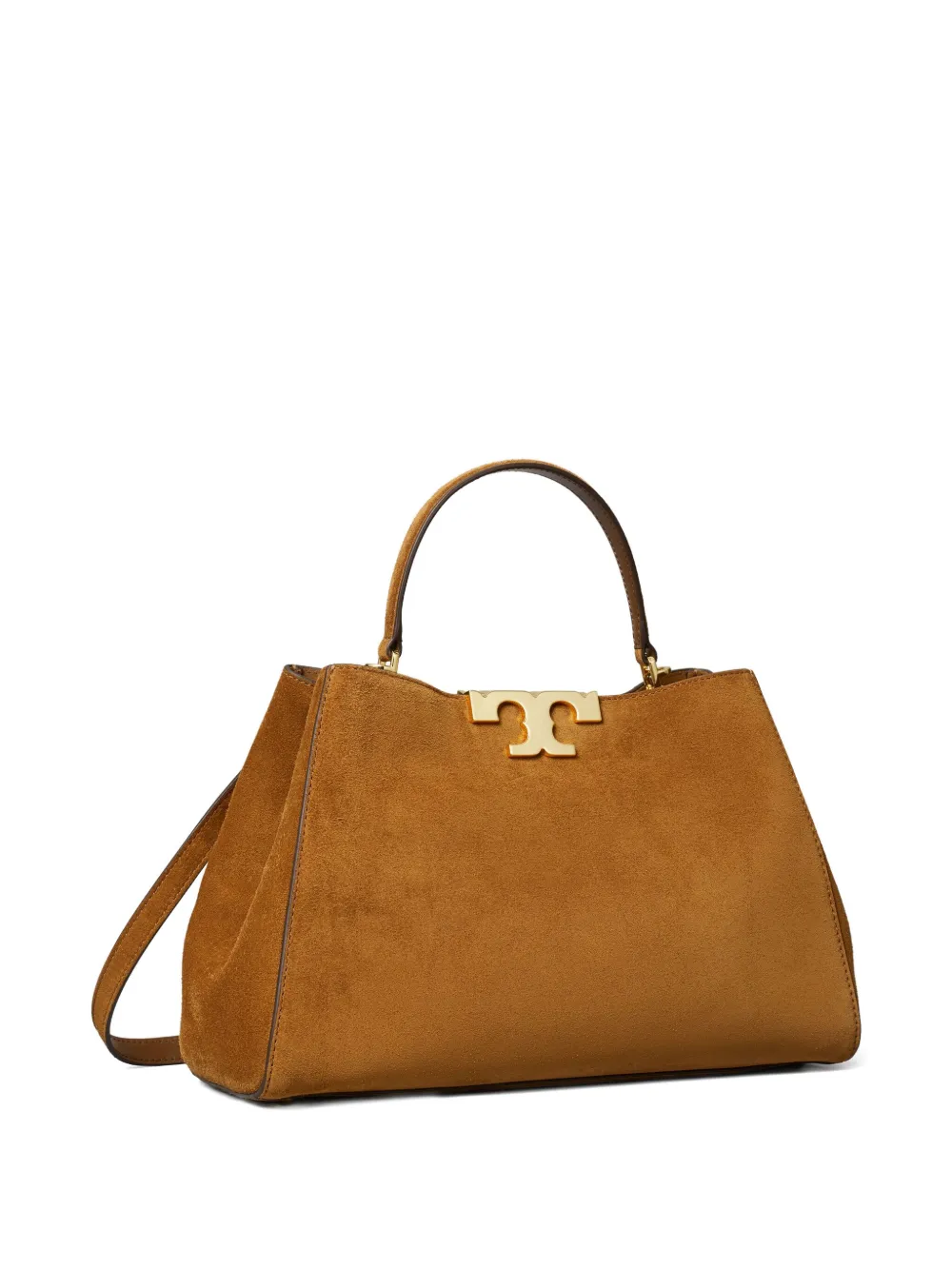 Tory Burch Eleanor Leather Top Handle Bag In Burgundy