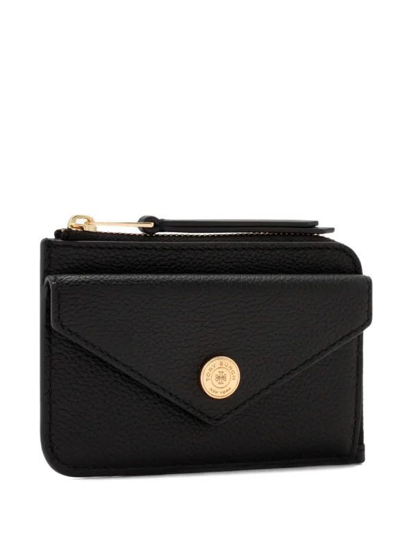 Tory Burch T モノグラム ジップ カードケース | ブラック | FARFETCH JP
