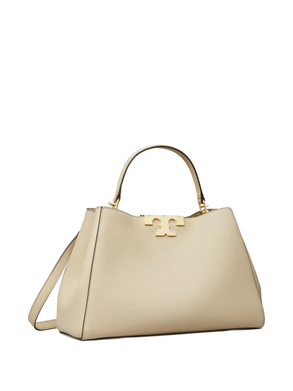 Tory Burch Double-handle Logo Satchel In Neutral