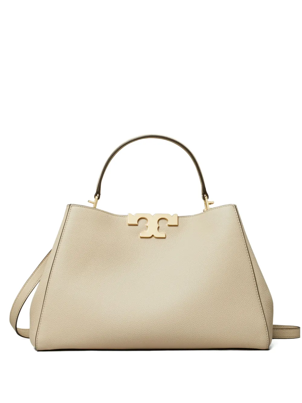 Tory Burch Double-handle Logo Satchel In Neutral