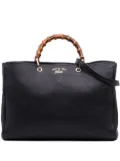 Gucci Pre-Owned 2016-2025 Large Calfskin Bamboo Shopper satchel - Black