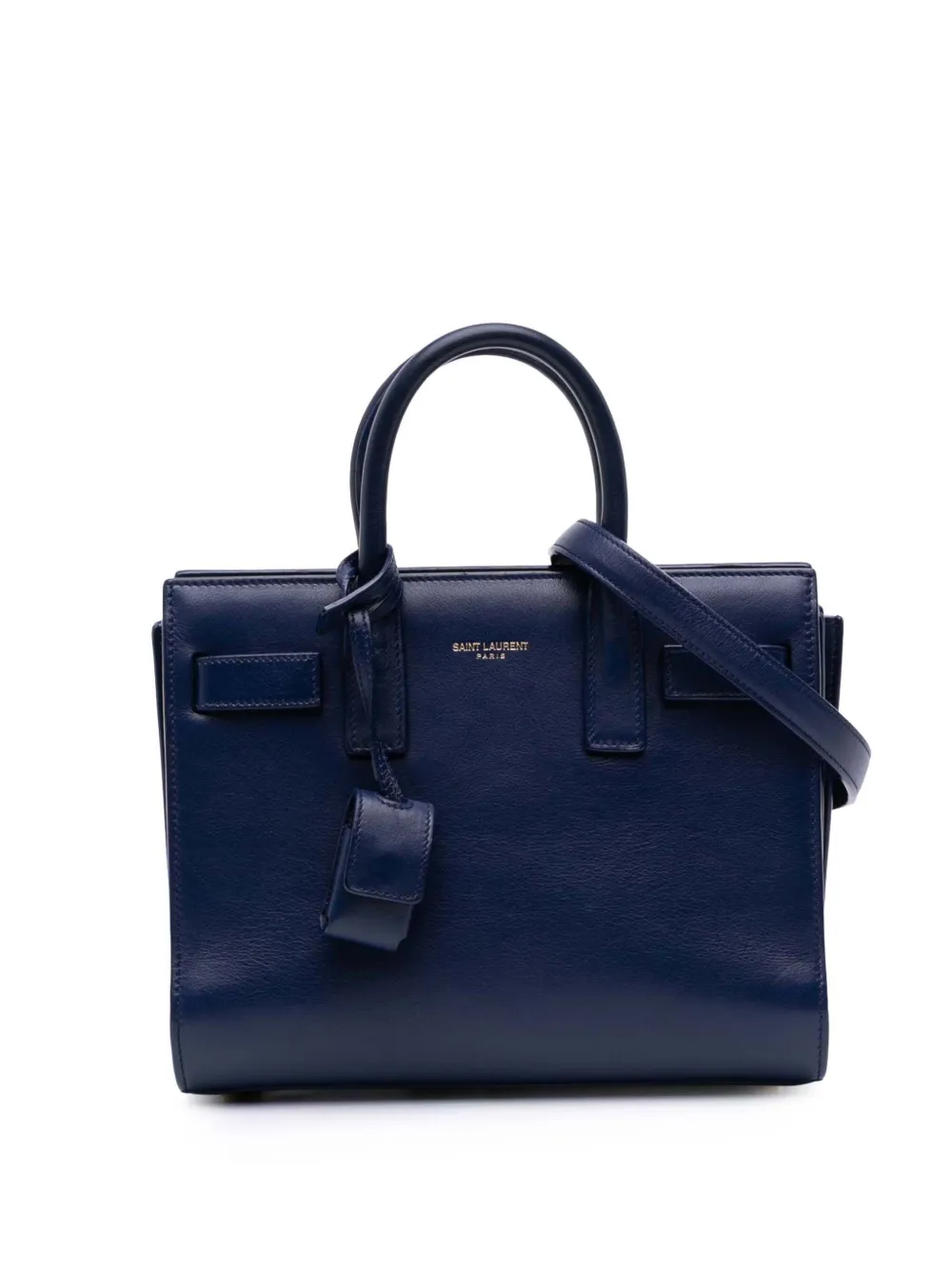 Saint Laurent Pre-Owned 2014 Nano Leather Sac De Jour satchel | Blue | Image 1