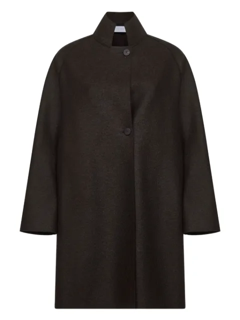 Harris Wharf London raglan-sleeve button coat