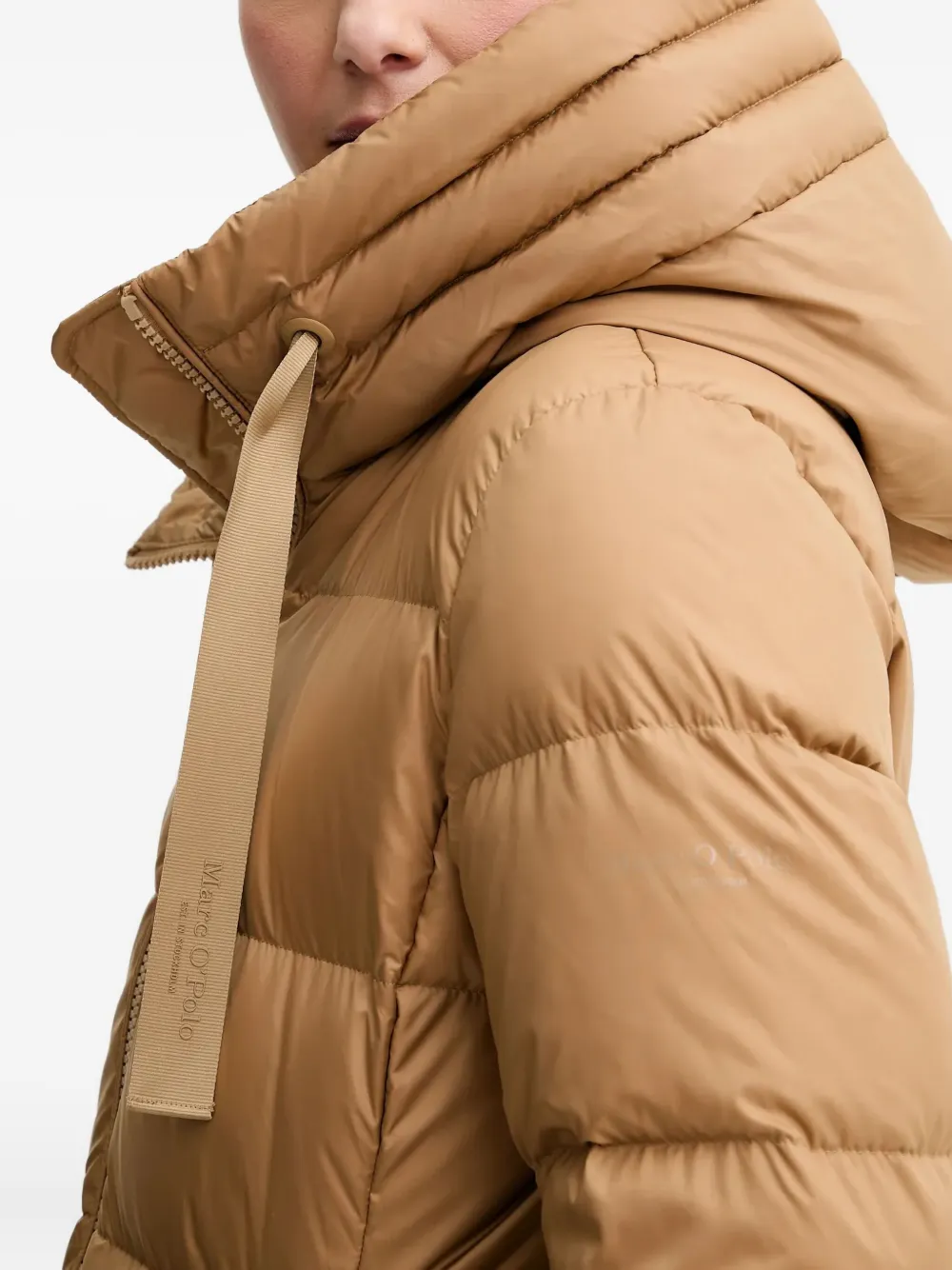 Marc O'Polo Jas met capuchon Beige