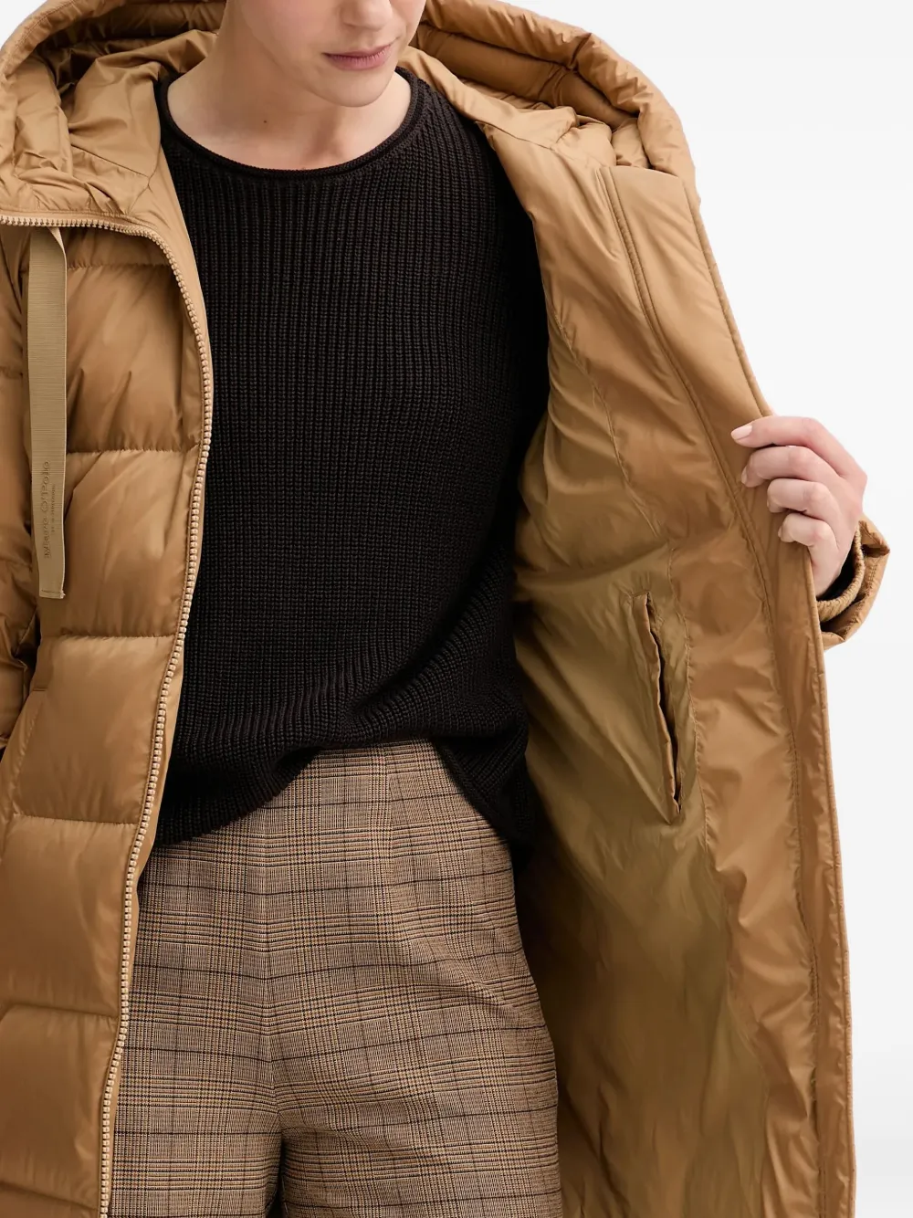 Marc O'Polo Jas met capuchon Beige