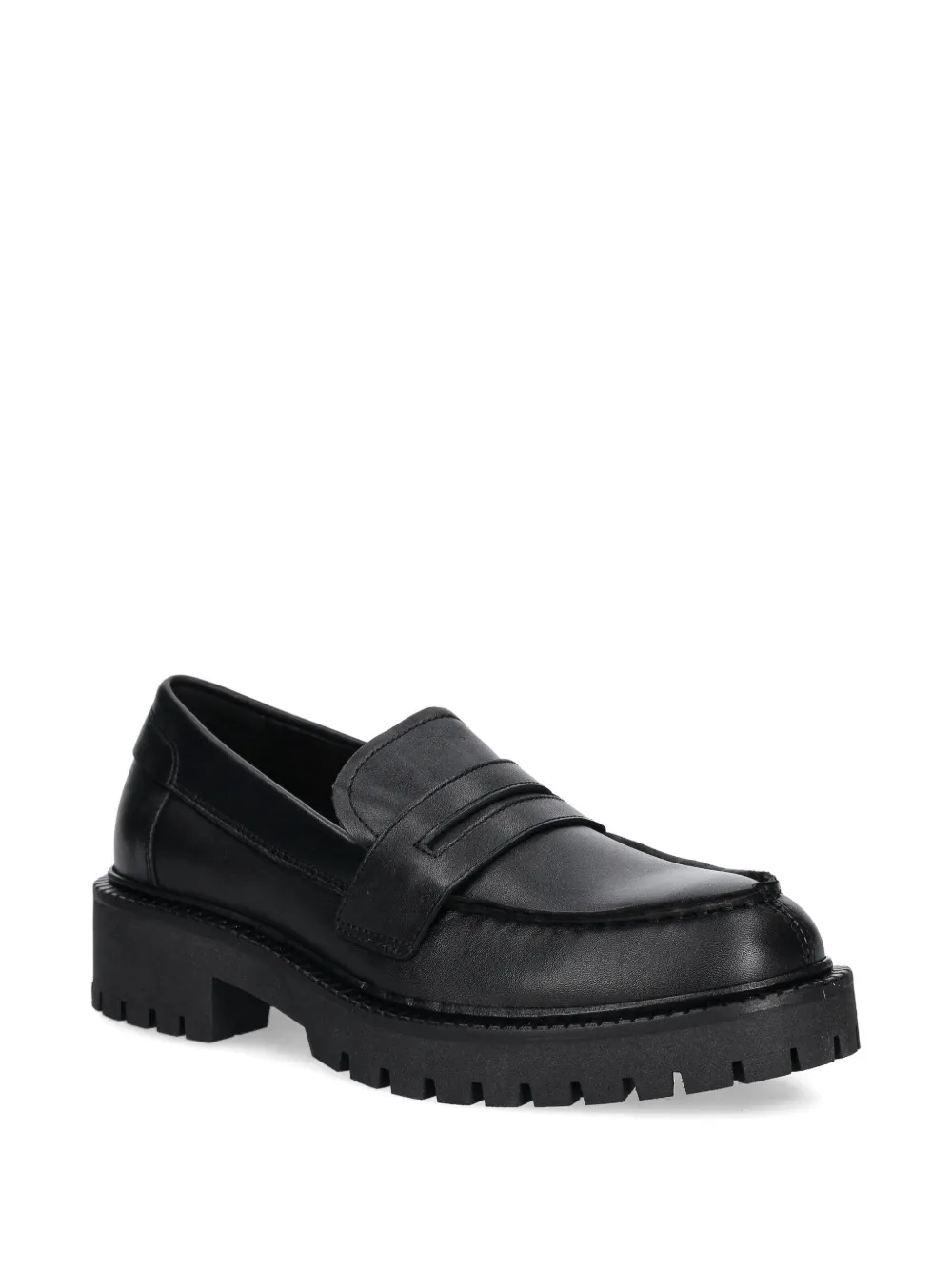 Marc O'polo Leather Loafers In Black