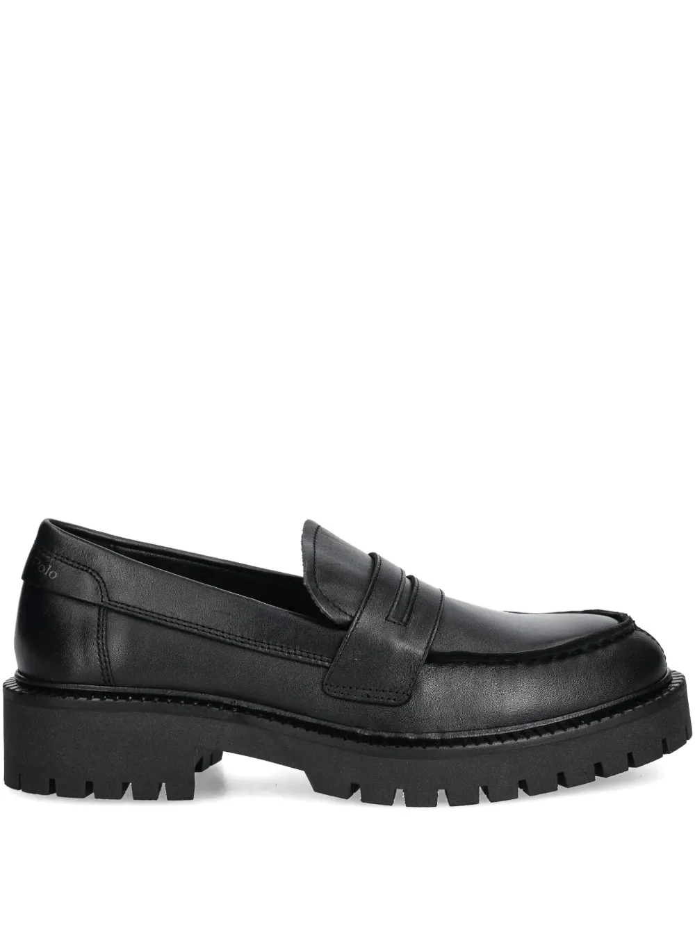 Marc O'polo Leather Loafers In Black