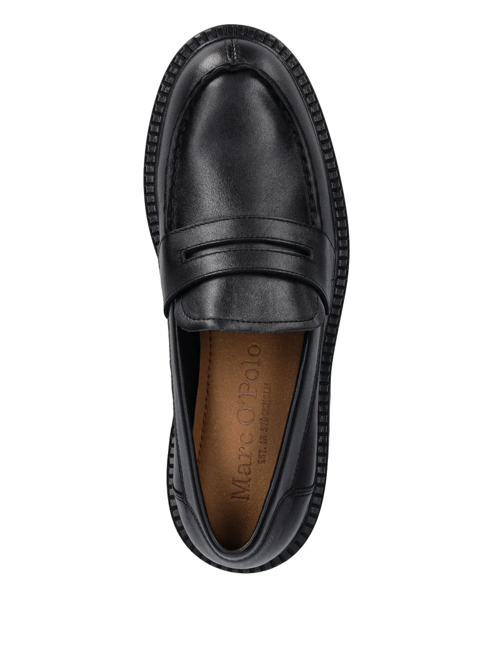 Marc O'polo Leather Loafers In Black