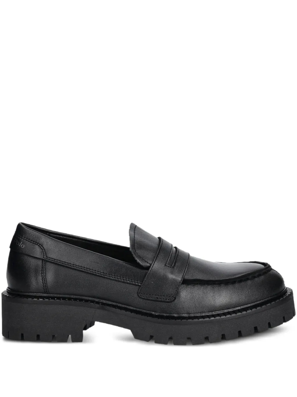 Marc O'Polo leather loafers - Nero
