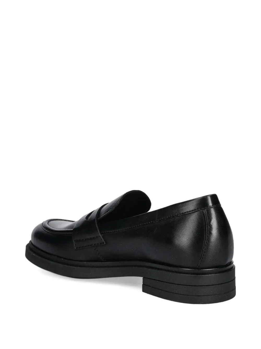 Marc O'Polo Leren loafers Zwart