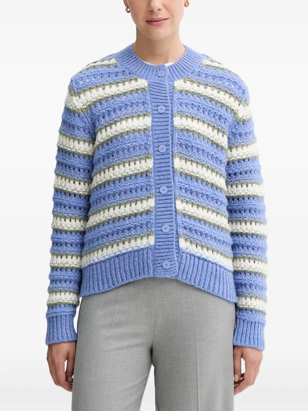 Marc O'Polo button-fastening cardigan | Blue | Image 1