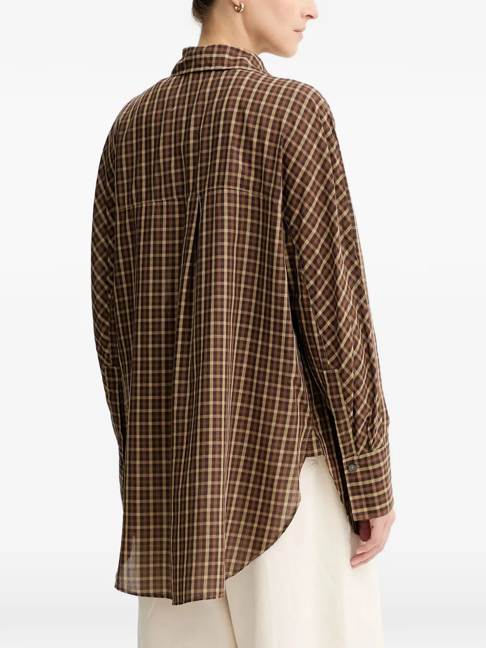  Marc O'polo Checked-pattern Shirt - Brown 