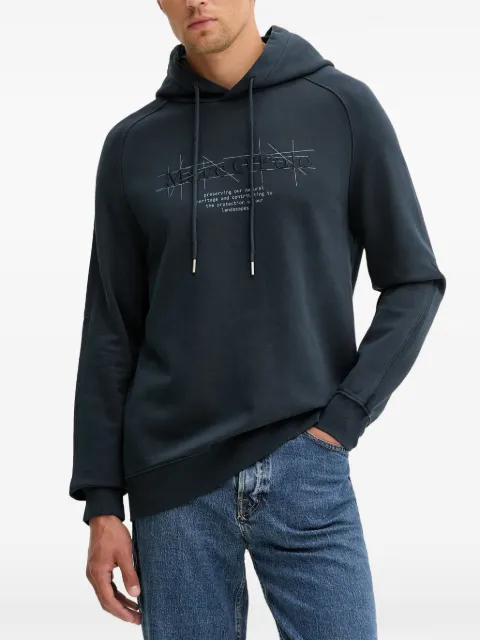 Marc O'Polo logo-embroidered hoodie