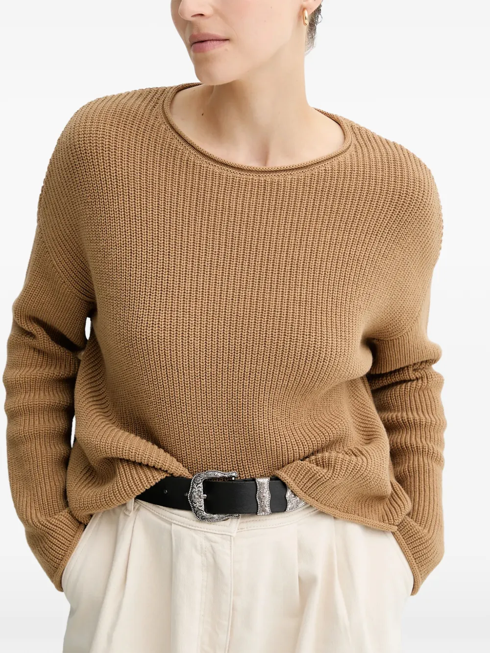  Marc O'polo Crew-neck Sweater - Brown 
