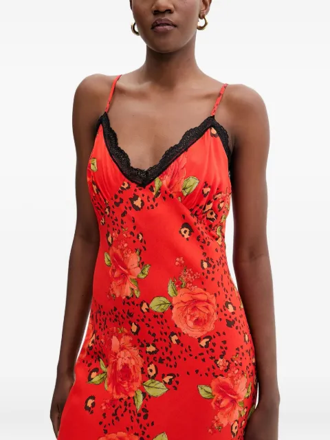 NEVER FULLY DRESSED lace floral maxi dress