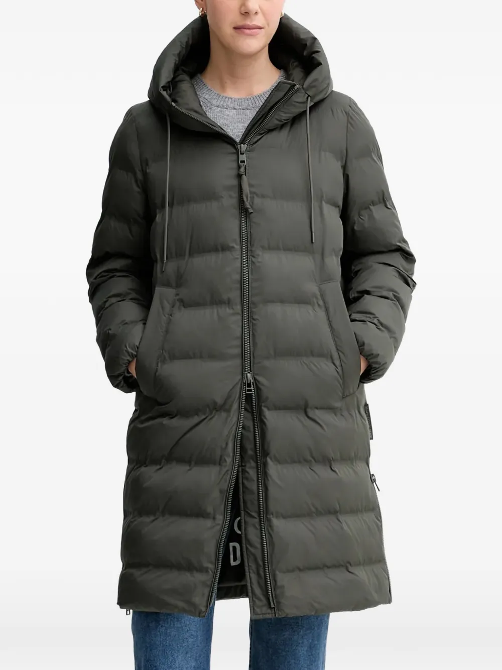 Marc O'Polo hooded zip jacket - Green