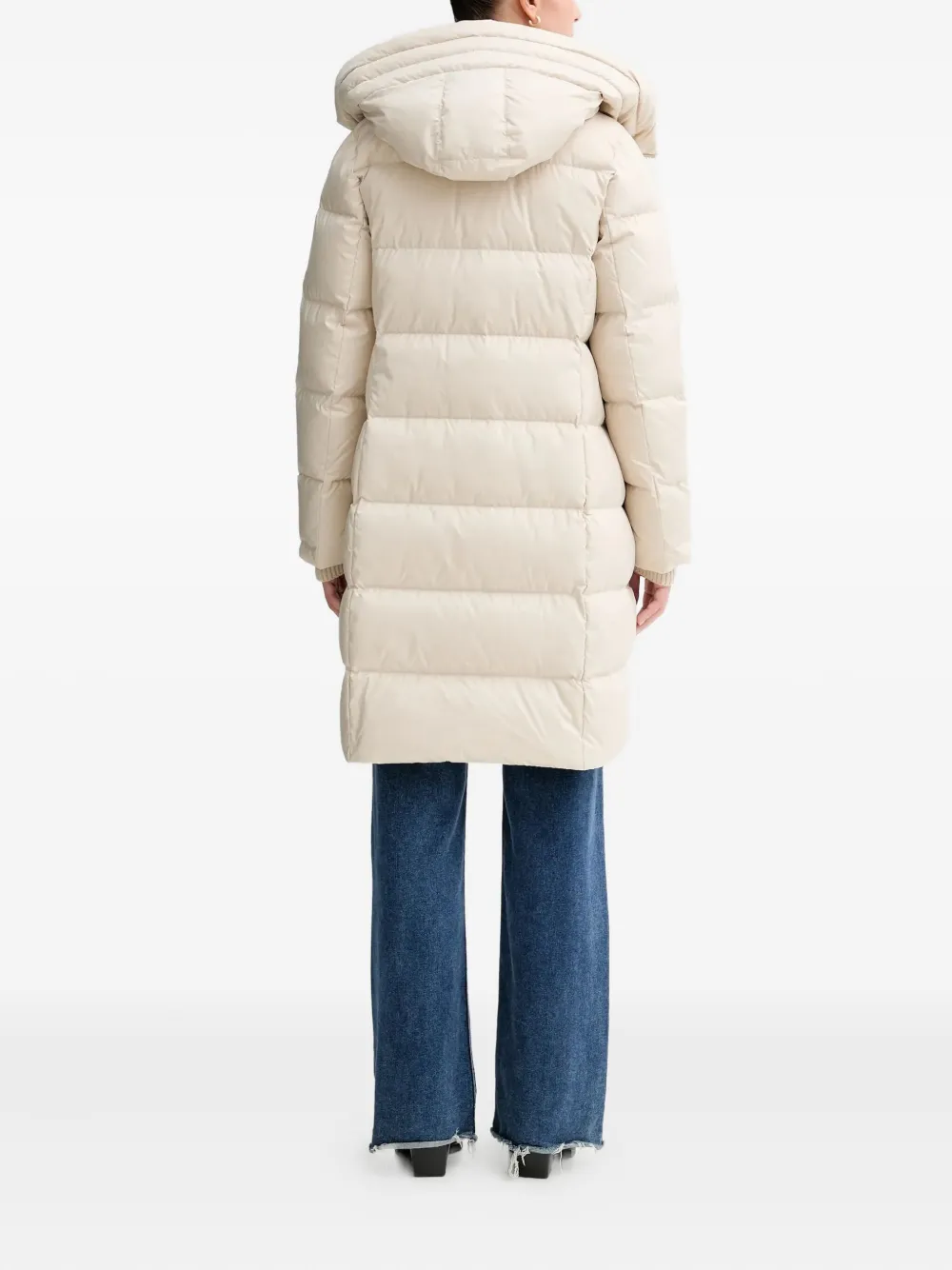 Marc O'polo Hooded Padded Coat In Neutral