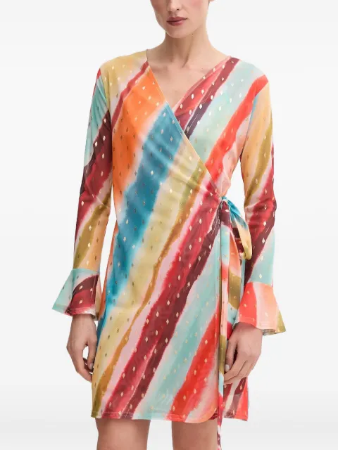 NEVER FULLY DRESSED tie-detail mini dress