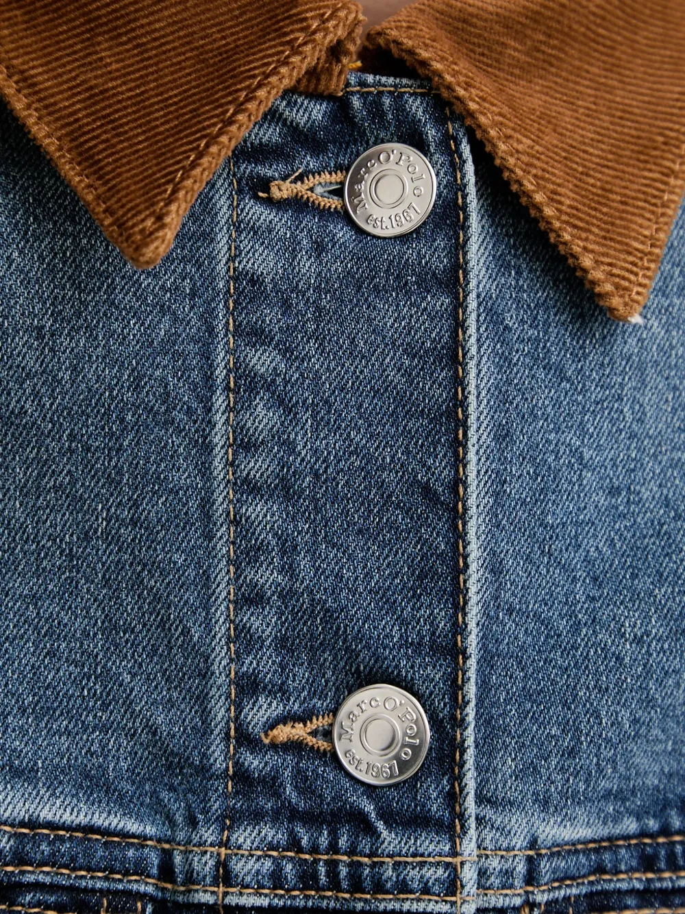 Marc O'Polo Denim jack Blauw