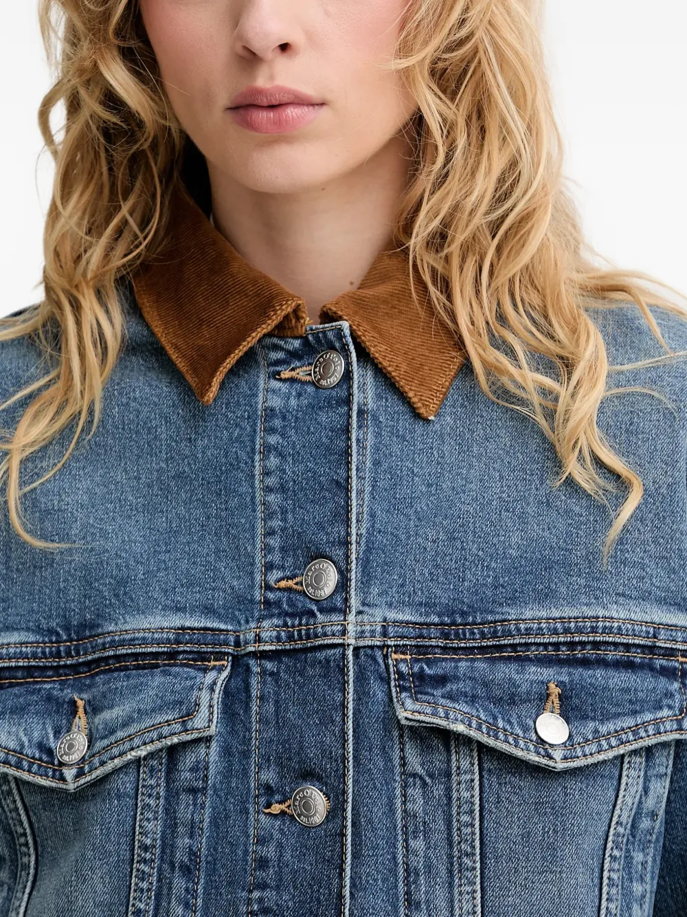 Marc O'Polo Denim jack Blauw