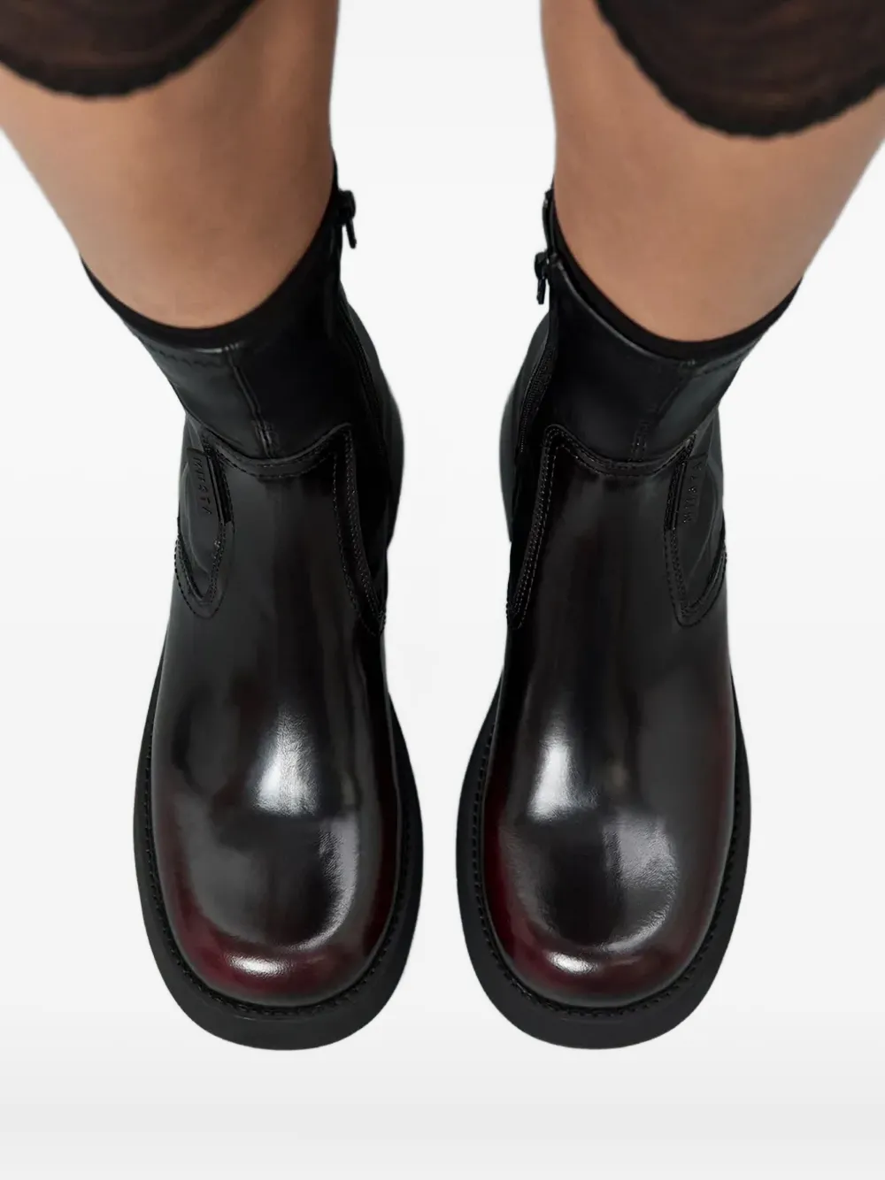 Miista 60mm Oliana Zip-up Ankle Boots In Black