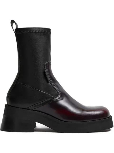 Miista 60mm Oliana zip-up ankle boots