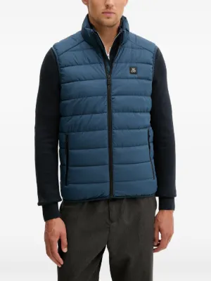 Barbour キルティングジレ | ブラック | FARFETCH JP