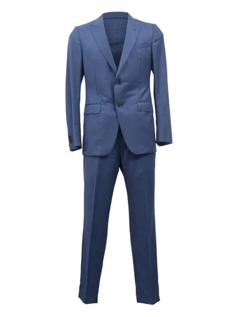 Zegna traje de dos piezas con solapas de pico