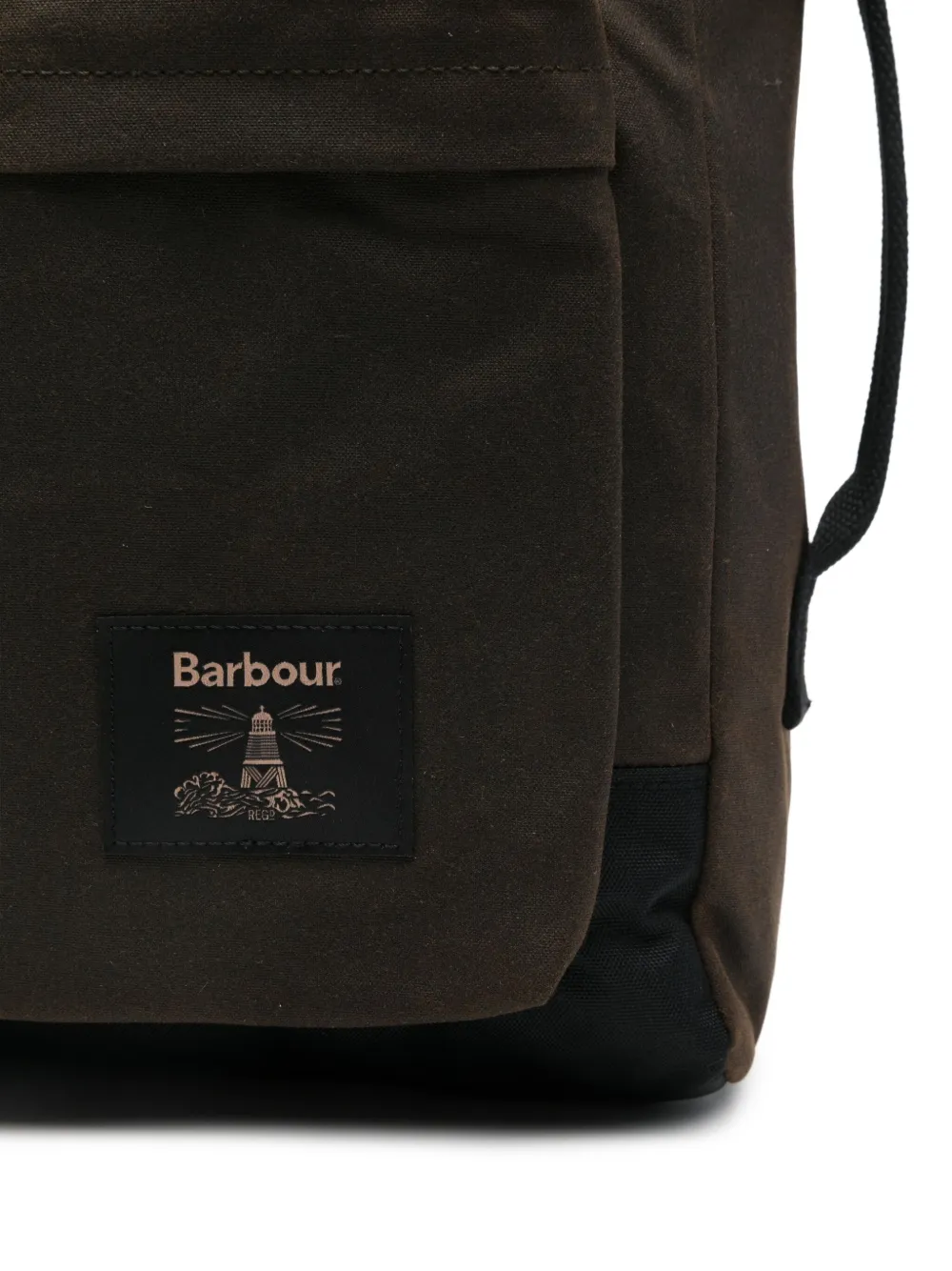 Barbour ワックスコットン バックパック | グリーン | FARFETCH JP