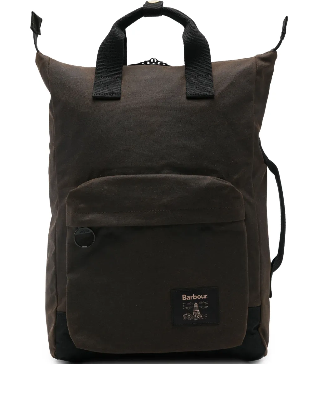 Barbour mochila con efecto encerado | verde | Image 1
